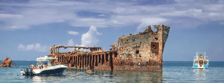 Bahamas Sapona shipwreck in Bimini Bahamas